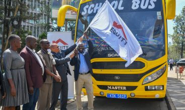 Joy for Onjiko highschool as Equity bank purchases 67-seater bus